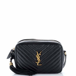 Saint Laurent Small Lou Camera Bag Matelasse Chevron Leather